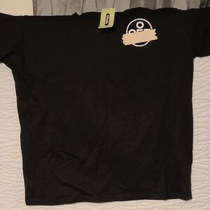 Off-White Black T-Shirt with White Logo